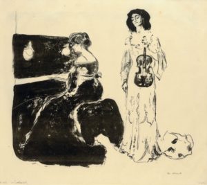 Concert de violon d'Edvard Munch