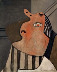Femme endormie dans un fauteuil par Picasso