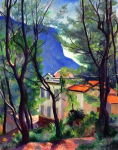Maison parmi les arbres, Villecroze par Henri Manguin