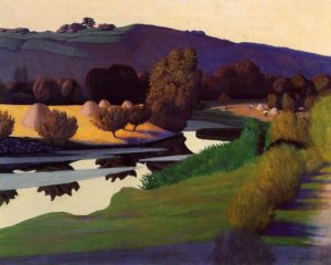 Soirée sur la Loire (1923) par Félix Vallotton