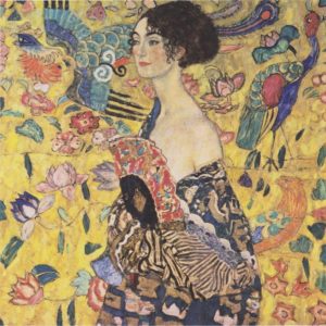 La dame à l'éventail de Gustav Klimt