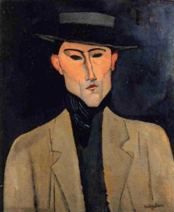 Homme au chapeau, Jose Pacheco par Modigliani
