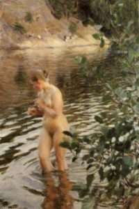 Sensitive to cold by Anders Zorn