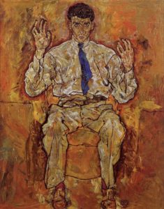 Portrait de Albert Paris von Gutersloh par Egon Schiele