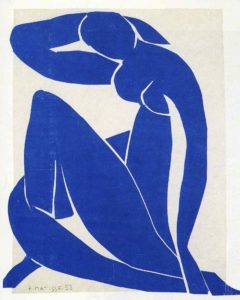 Nu bleu II (1952) par Henri Matisse