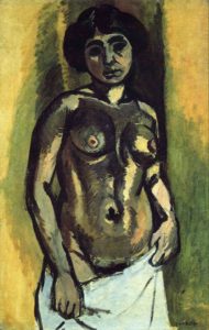 Nu noir et doré par Henri Matisse
