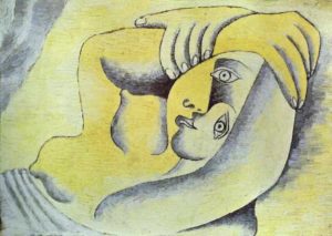 Nu à la plage par Pablo Picasso