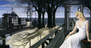 Ombres par Paul Delvaux