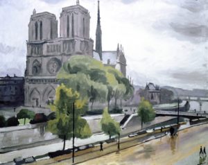 Notre-Dame, par temps gris par Albert Marquet