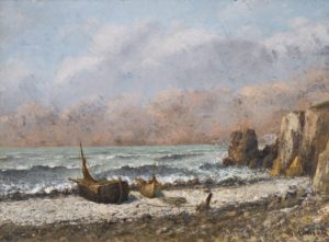 Deux bateaux sur la plage de Courbet