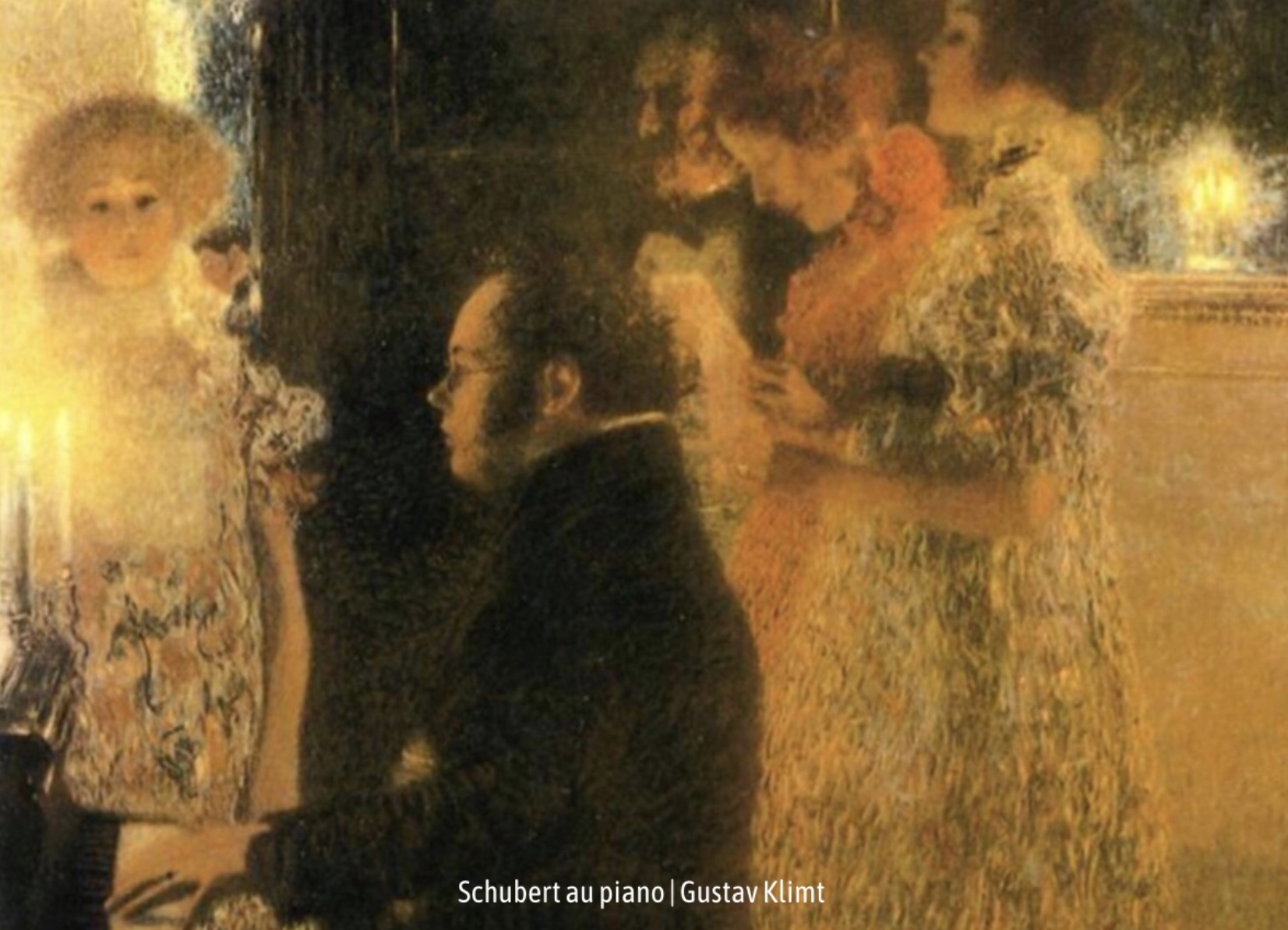 Franz Schubert par Gustav Klimt