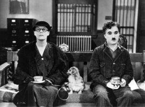 Paulette Goddard et Charlie Chaplin
