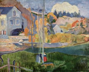 Moulin à Pont-Aven par Gauguin