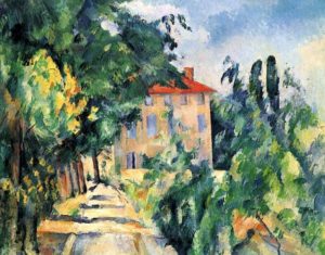 Maison au toit rouge de Paul Cézanne
