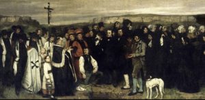 Un enterrement à Ornans de Courbet