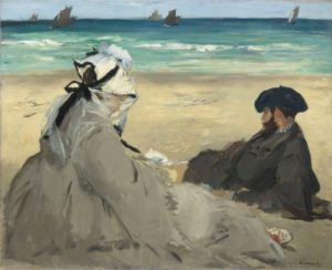 Sur la plage par Édouard Manet