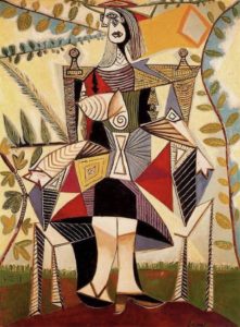 Portrait de Dora Maar dans le jardin par Picasso