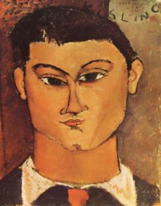 Portrait de Moïse Kisling par Amedeo Modigliani