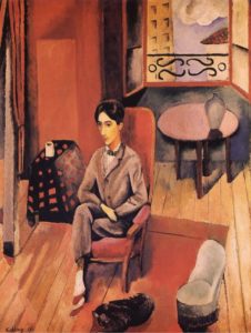 Portrait de Cocteau par Moïse Kisling