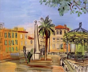 La place d’Hyères par Raoul Dufy