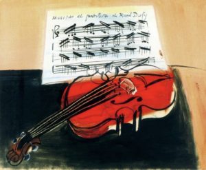 Le violon rouge de Raoul Dufy
