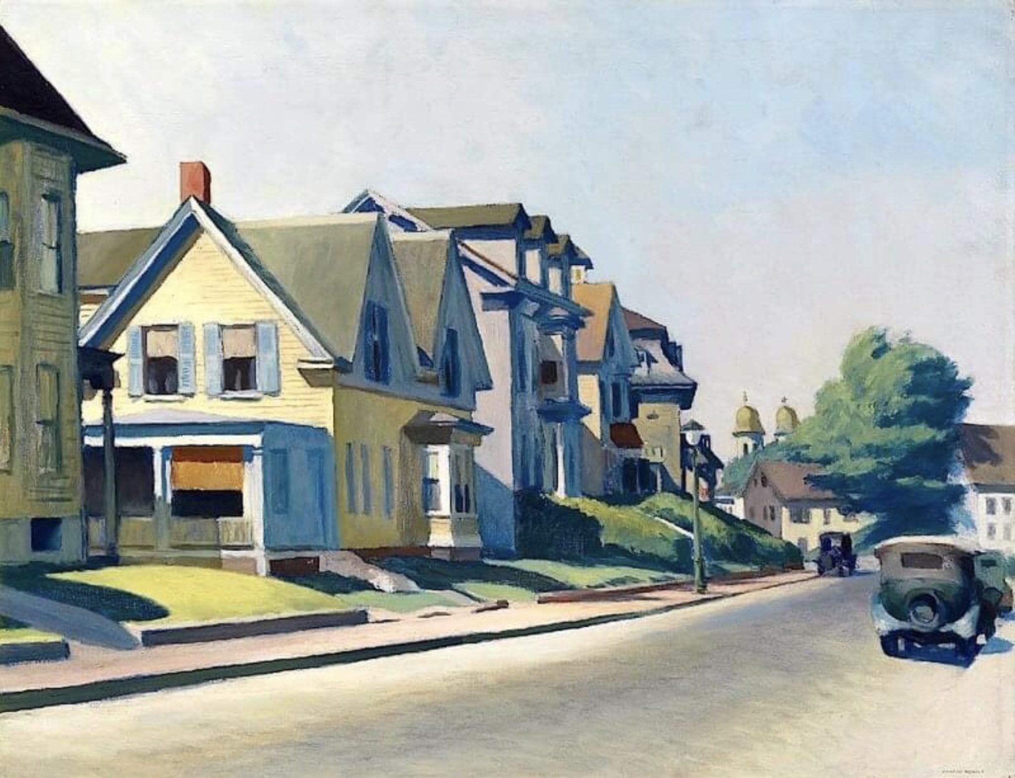 Edward Hopper Maison Au Bord De La Voie Ferrée
