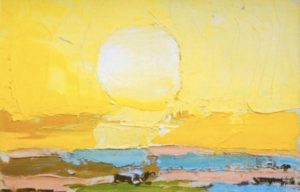Le soleil par Nicolas de Staël