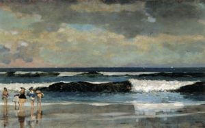 Sur la plage par Winslow Homer