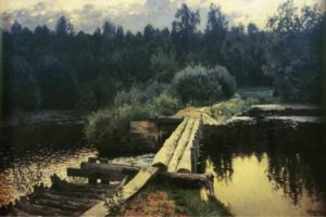 Eaux profondes par Isaac Levitan