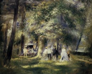 Dans le parc de St-Cloud d'Auguste Renoir