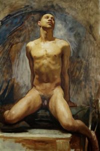 Étude de nu avec Thomas E. McKeller par Singer Sargent