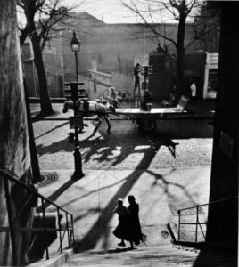 Avenue Simon Bolivar à Paris par Willy Ronis