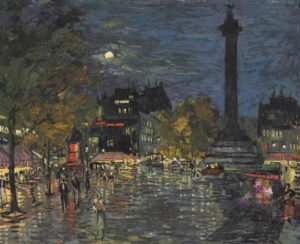 Paris la nuit par Korovin