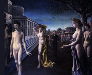 L’aube de la ville par Paul Delvaux