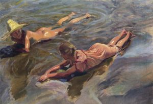Enfants à la plage de Joaquín Sorolla y Bastida