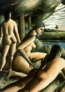 Trois femmes nues par Rafael Zabaleta