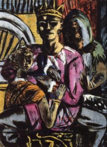 Le roi par Max Beckmann