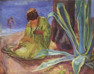 Une femme à Sainte-Maxime par Henri Lebasque