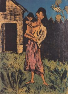 Gitane avec enfant par Otto Mueller