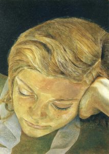 Fille lisant de Lucian Freud
