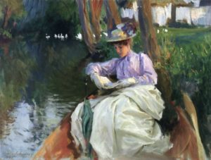 Au bord de la rivière de John Singer Sargent