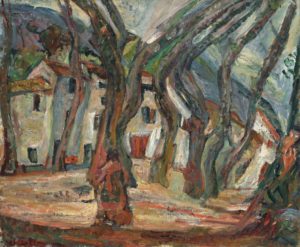 Place de la Liberté à Céret par Chaïm Soutine