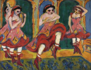 Czardas dancers par Ernst Ludwig Kirchner