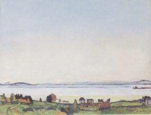 Lac de Genève, depuis Lausanne par Ferdinand Hodler