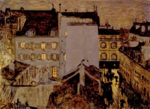 Montmartre sous la pluie par Pierre Bonnard
