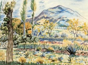 Paysage par Rafael Zabaleta