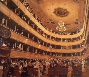The Old Burgtheater, Vienna par Gustav Klimt