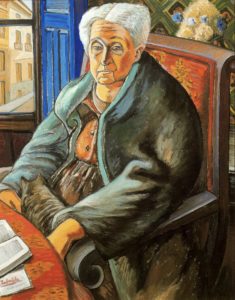 Portrait de tante Pepa par Rafael Zabaleta