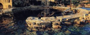 San Vigilio, Lac de Garde par John Singer Sargent