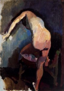 Claudine, de dos par Raoul Dufy